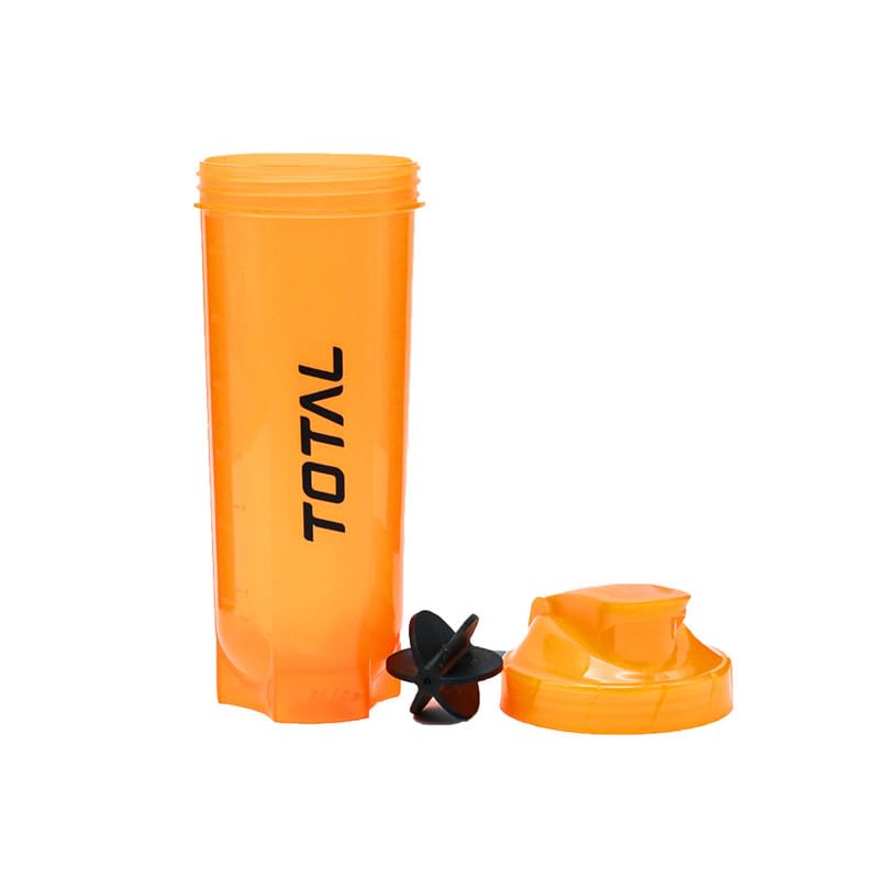 Total Euro Shaker Bottle 575Ml | Leakproof Protein Shaker With Mixer Ball & Hook | Bpa-Free Gym Bottle For Workout, Pre-Workout,