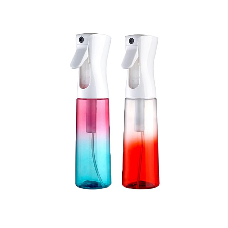 (2 Packs) Hair Spray Bottles, Continuous Water Mister Spray Bottle Empty For Hairstyling, Skin Care, Cleaning And Plant Spraying