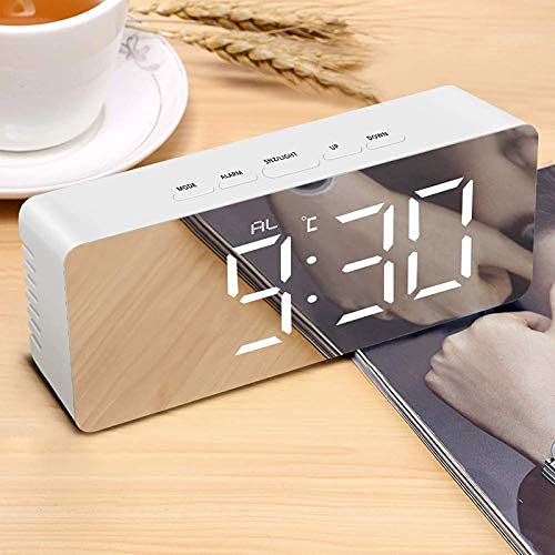 Fabtation Alarm Clock Digital Plastic Clock Table Clock For Students Watch For Study Home Office, Bedroom Kitchen Desk Alarm Clo