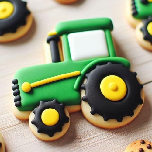 Farming Cookie Cutter 7 Piece Set From The Cookie Cutter Shop - Barn, Cow, Pig, Tractor, Horse Cookie Cutters - Tin Plated Steel