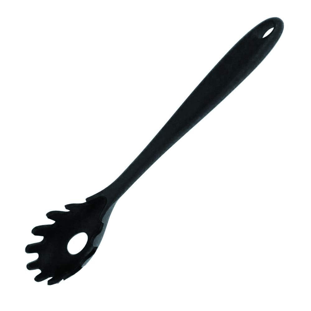 Spaghetti Spoon Pasta Fork,11Inch Silicone Pasta Fork,High Heat Resistant To 480F, Hygienic One Piece Design, Spaghetti Strainer