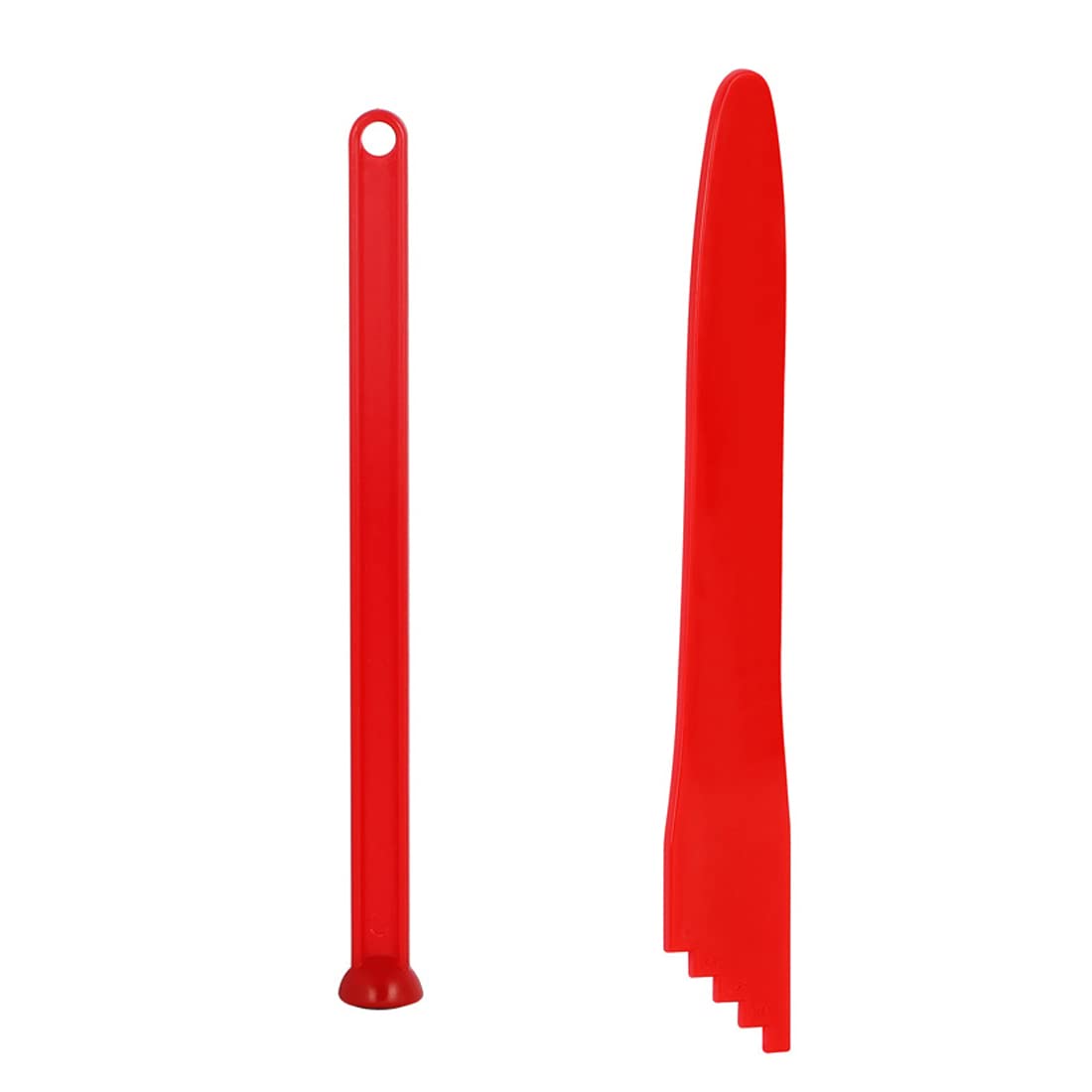 Aifeier Et Canning Tools Kit Includes 1Pcs Bubble Popper Bubble Remover And 1Pcs Jar Lid Lifter Magnetic Lid Lifter (Red)