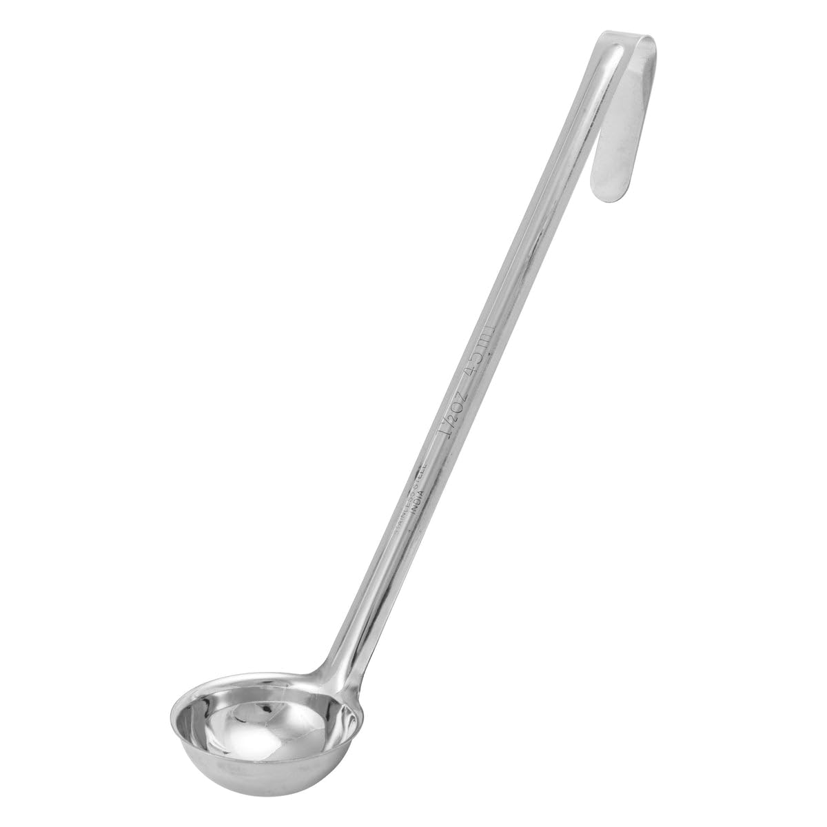 Winco 1.5 oz Red OnePiece Stainless Steel Ladle