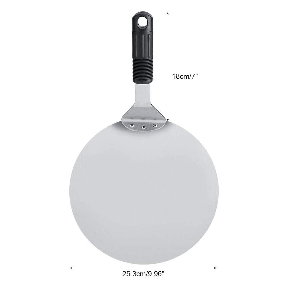 Topincn Premium Chefs Folding Pizza Turning Peel 10 Inch Foldable Metal Pizza Spatula For Oven And Grill Stone, Professional Piz