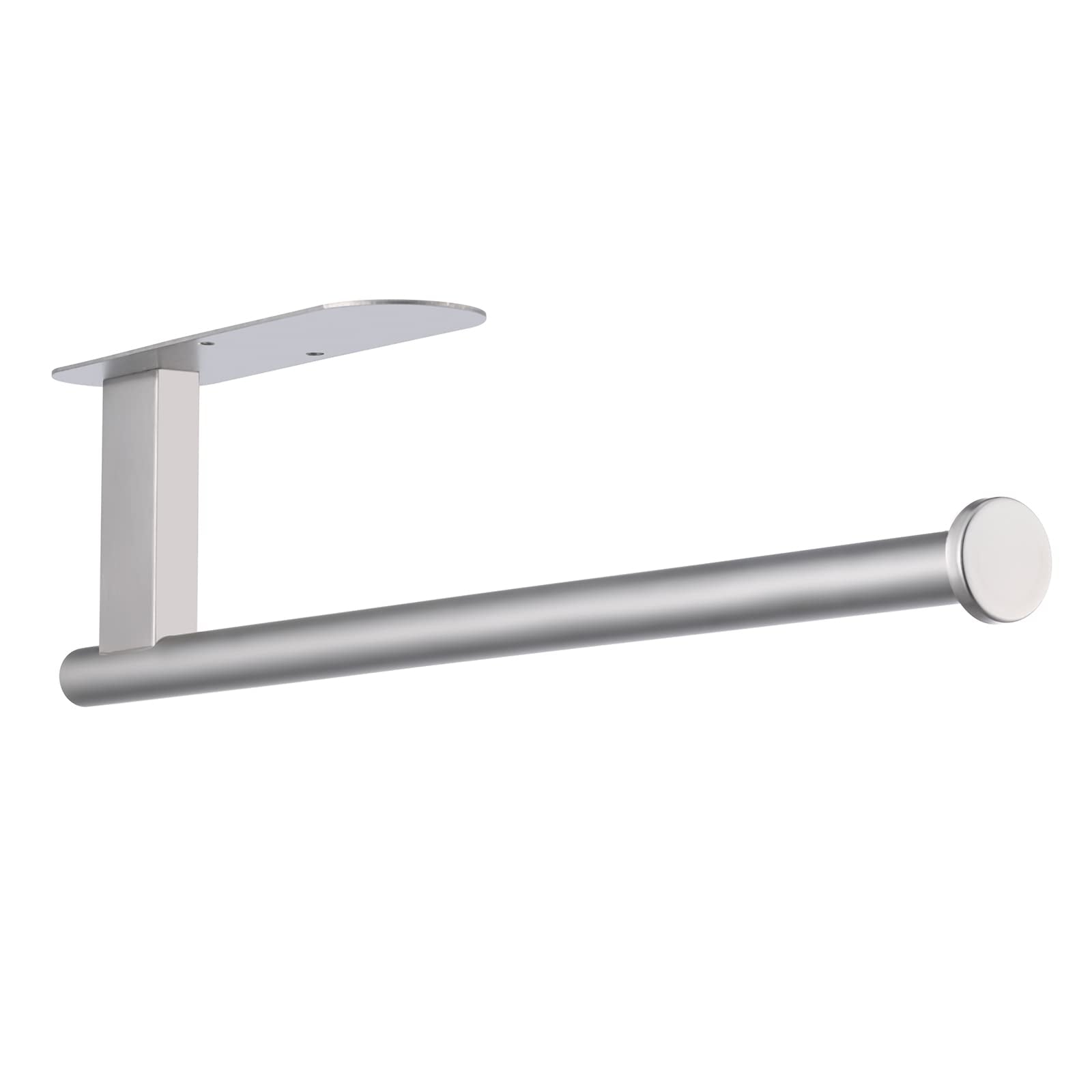 Honmein Paper Towel Holder, Upgrade Sus304 Stainless Steel Paper Towel Holder Under Cabinet, Bend-Resistant, Self-Adhesive Or Dr