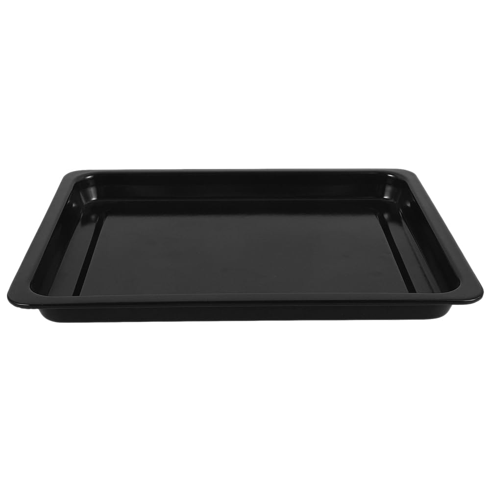 JECOMPRIS Enamel Baking Pan Rectangular Baking Sheet for Oven 14.76 X 10.82 X 0.98 in Tray for Roasting Cakes Cookies Parties Ga