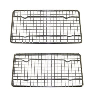 Heavy-Duty Cooling Rack, Cooling Racks, Wire Pan Grade, Commercial Grade, Oven-Safe, Chrome, 4 X 8X215B; Inches, Set Of 2