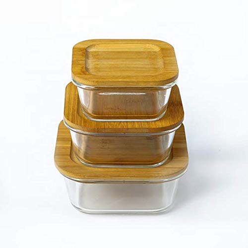 Blissborn Square Glass Jar Container, Spice, Jam, Honey, Grocery, Pickle, Dry Fruit, Storage Container With Airtight Rust Proof 