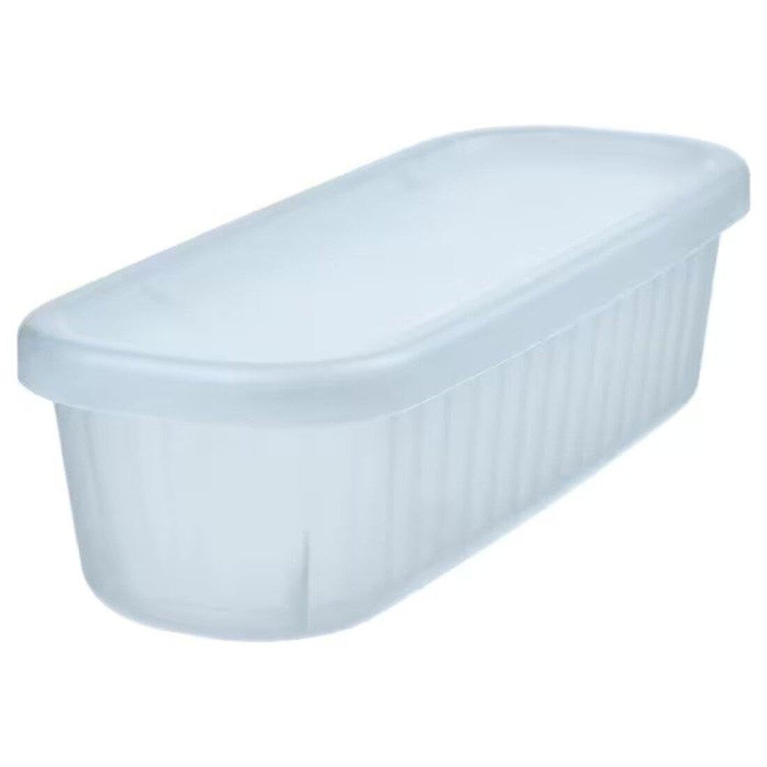 Ikea Rykta Storage Box With Lid, Transparent, 9X24X7 Cm/0.5 L