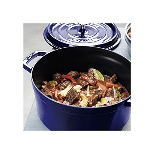 Staub 40510-283-0 Cocotte Round 24Cm Dark Blue