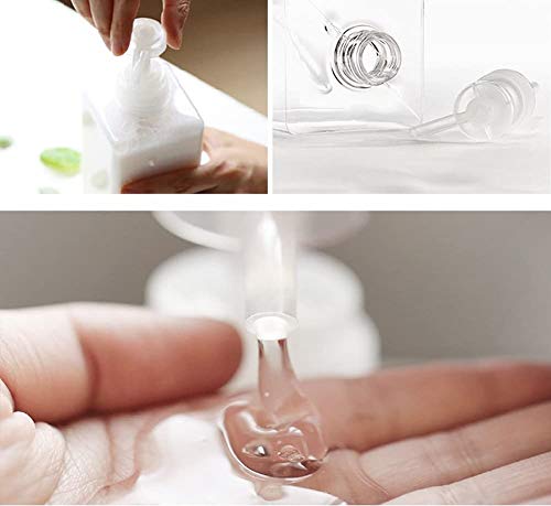 Pump Bottle, Refillable Plastic Empty Lotion Soap Dispenser Liquid Container For Bathroom Shampoo And Body Wash, 15Oz/450Ml Clea