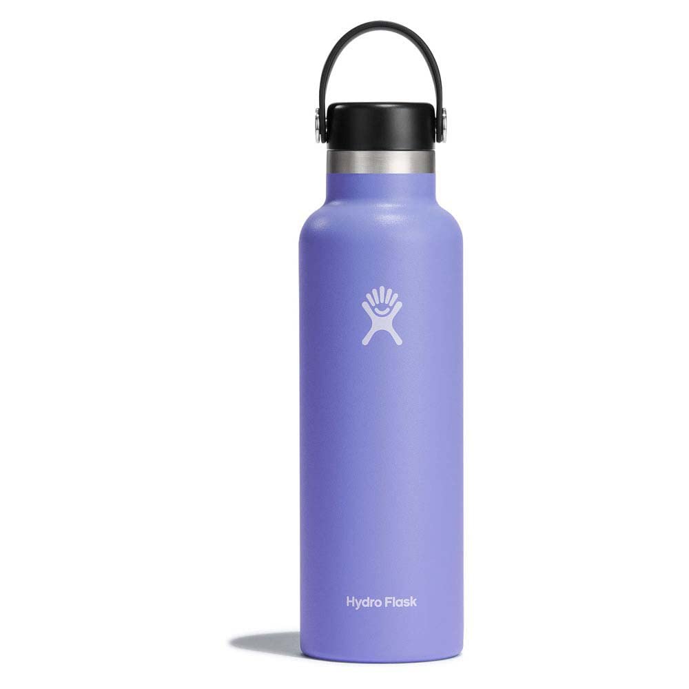 Hydro Flask 21 oz Standard Mouth with Flex cap Stainless Steel Reusable Water Bottle Lupine -AVacuum Insulated  Dishwasher Safe  BPA-Free  Non-Toxic
