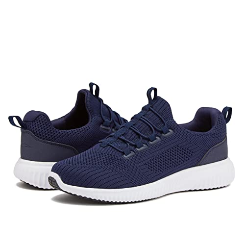 Avia Anchor Sr Mesh Slip On Non Slip Shoes For Women, Water Resistant Womens Restaurant, Work  Food Service Sneakers - Navy Blue
