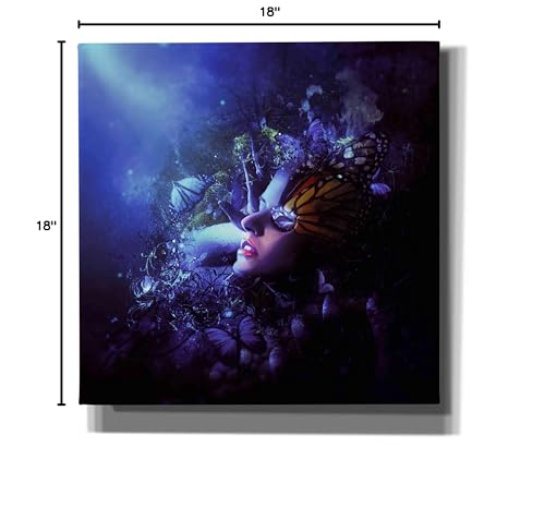 Cortesi Home 'Last Travel Of The Butterflies' By Mario Sanchez Nevado, Canvas Wall Art, 18''X18''