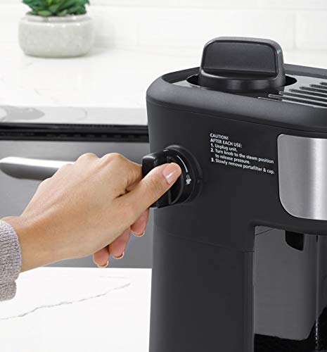 Mr. Coffee Espresso And Cappuccino Machine, Single Serve Coffee Maker With Milk Frothing Pitcher And Steam Wand, 20 Ounces, Stai