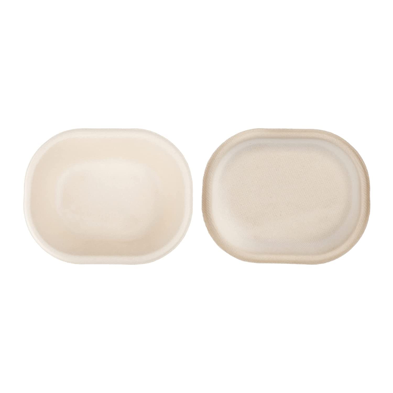 Sanwalsa Disposable Hard Paper Bowl, 250Ml, Set Of 50, Beige