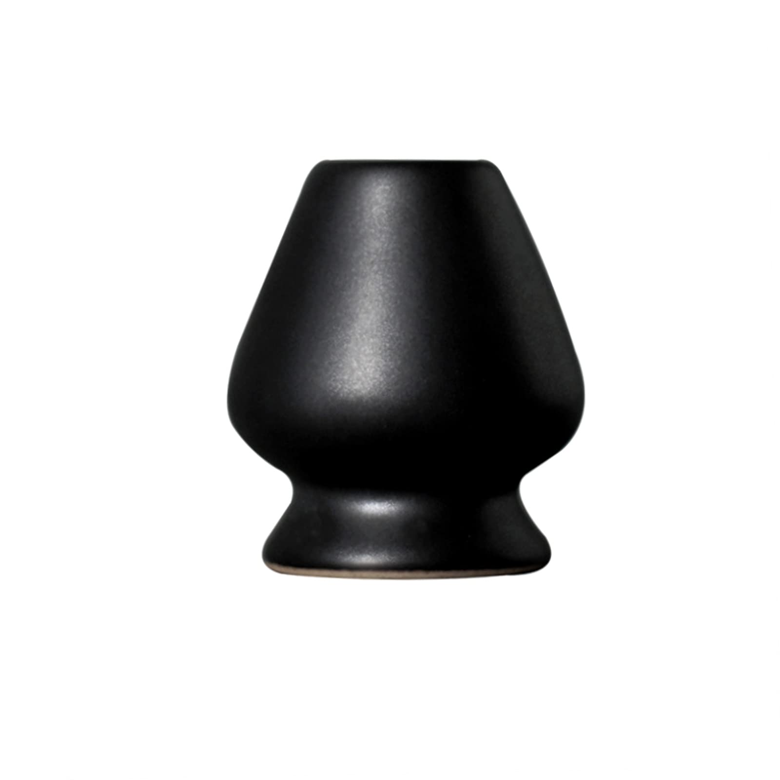 U-D Matcha Tea Whisk Holder Ceramic Holder Chasen Stand Fit For Traditional Japanese Tea Matcha Chasen Tea Set Accessories (Blac