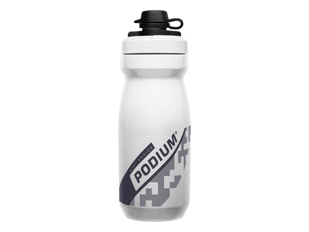 Camelbak Podium Dirt Series Mountain Bike Water Bottle 21Oz, White