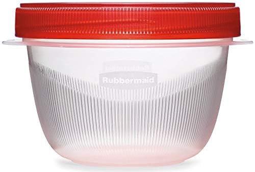 Rubbermaid Takealongs Twist & Seal, Twist Top Food Storage Containers, 2 Cup, 3 Pack