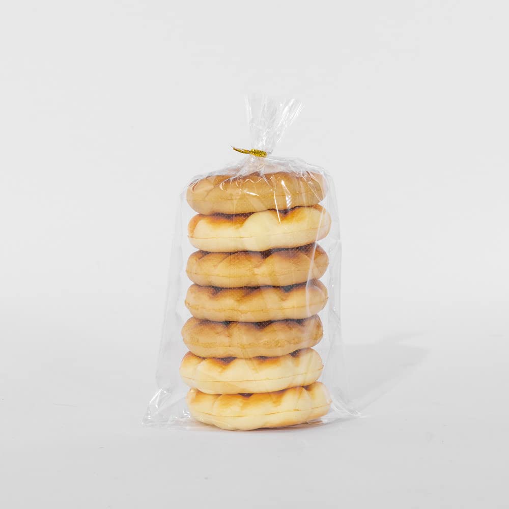Lesibag 8 x 12 Inch Mirco Perforated Bread Bags, 100 Clear Plastic Bakery Bags With Free Twist Ties, Suitable for Mini Homemade 