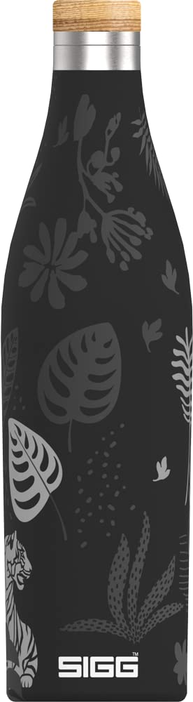Sigg - Insulated Water Bottle - Meridian Sumatra Tiger - Leakproof & Extra-Slim - BPA Free - Plastic Free - 18/8 Stainless Steel