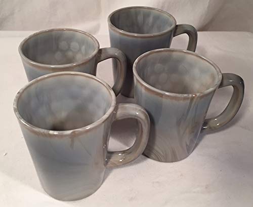 Glass Coffee Mug - Mosser Usa - American Made (4, Gray Marble)