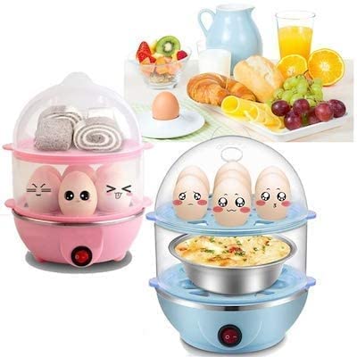 Arckord Multifunction Electric Egg Boiler Cooker And Steamer Automatic Off Egg Boiler Cooker Machine Ideal For Kitchen (Multicol