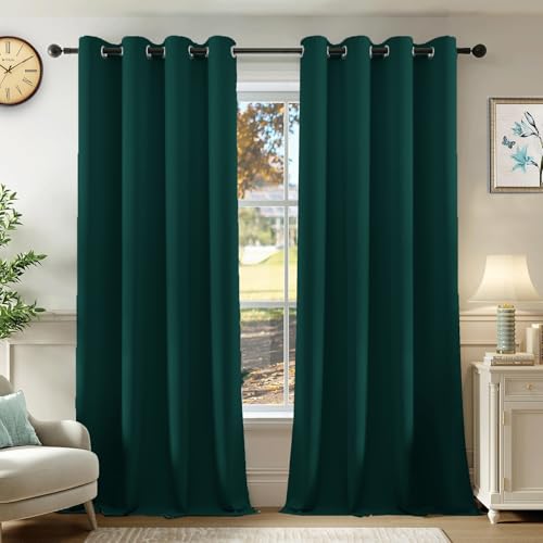 Homemonde Room Darkening Curtain For Door 7 Feet Single Pcs - Heavy Polyester 75% Blackout Thick Curtains, Room Privacy And Ther