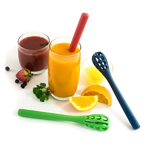 Norpro Heat-Resistant Whisk Stick, Model 1726, Red, Ideal for Aerating and Mixing
