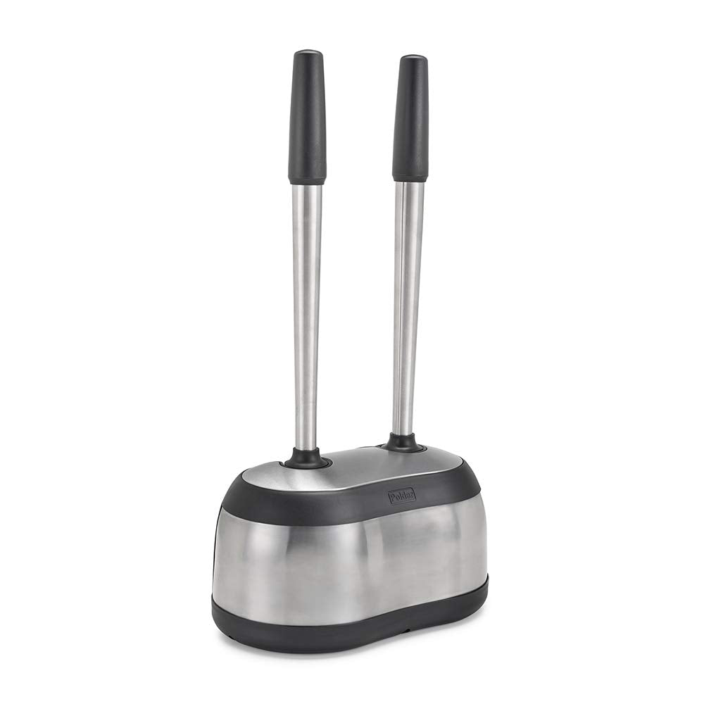 Polder Dual Bath Caddy Black