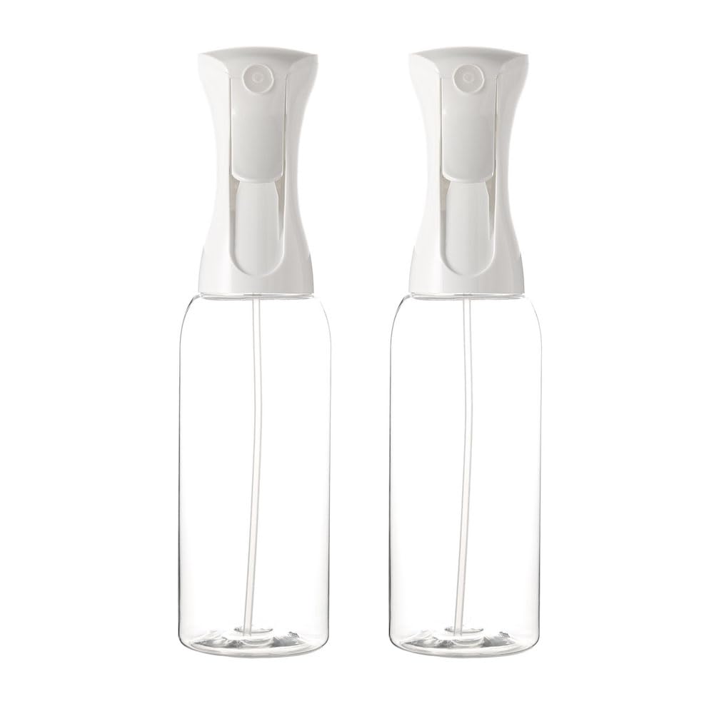 Mistifi Spray Plastic Bottle for Hair, Ultra Fine Mist, Water Mister for Hairstyling, Cleaning, Plants, Pets 17oz/500ml, Clear b