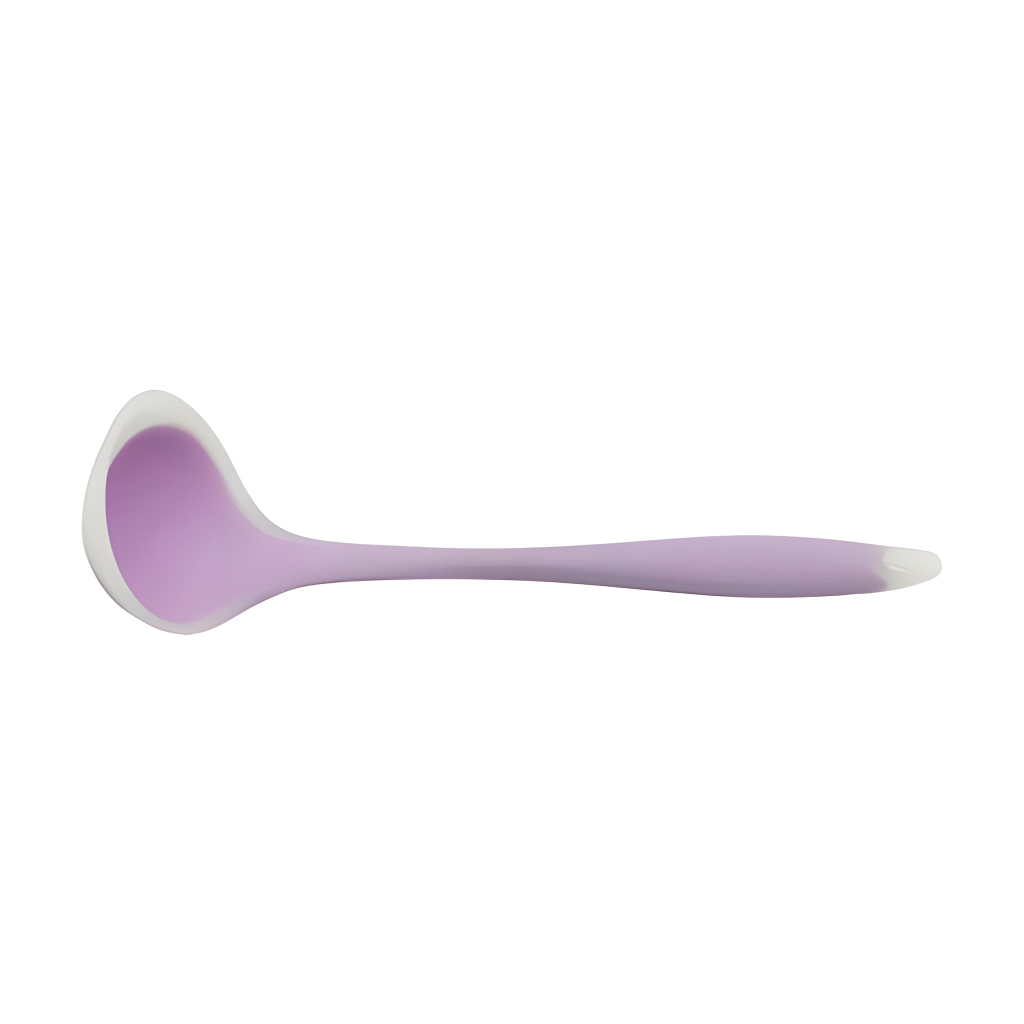 Lemon Tree Silicone Ladle Soup Spoon | Non Stick Heat Resistant Cooking Ladle | Flexible Scoop Spatula For Serving Soup Curry Gr