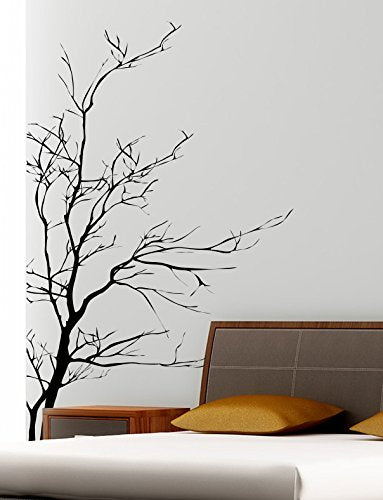 Stickerbrand Bare Tree Branch Wall Decal Sticker 80In Tall X 36In Wide #Ac223-80X36. Easy To Apply And Removable. Made In The Us
