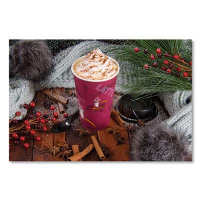 Solo Cup 316Sipk Bistro Design Hot Drink Cups, Paper, 16Oz, Maroon, 50/Pack