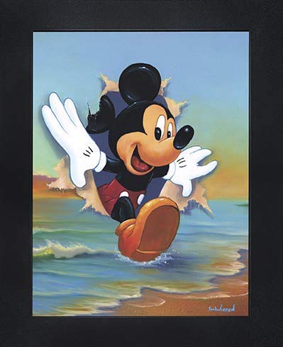 Disney Licensed Framed 3D Lenticular Poster | Ready To Hang - 14.5'' X 18.5'' (600004 - Mickey'S Grand Entrance)