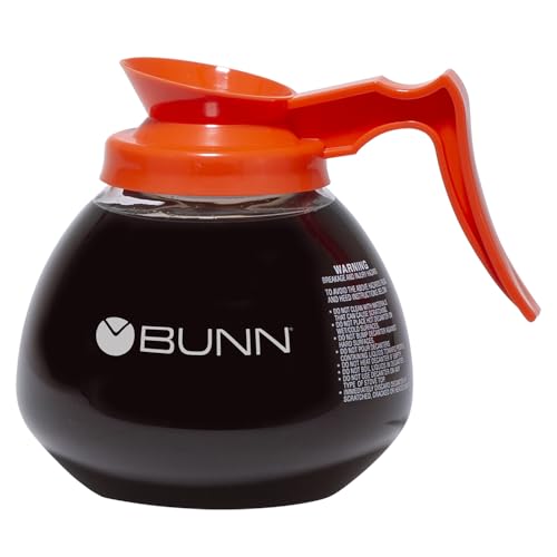 Bunn 12-Cup Glass Coffee Decanter, Orange