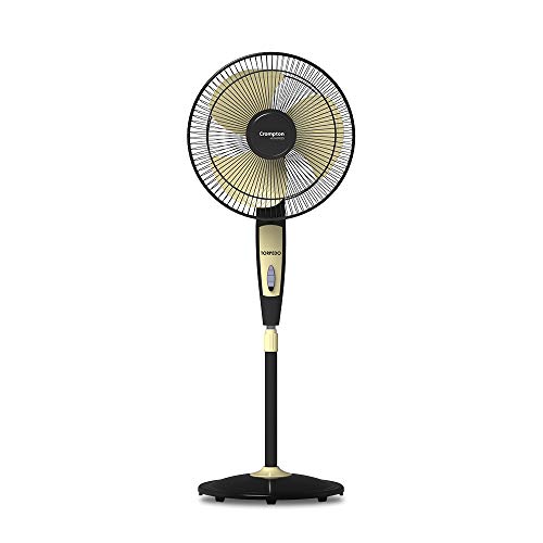 Crompton Highspeed Torpedo 400 Mm Pedestal Fan (Black Yellow)