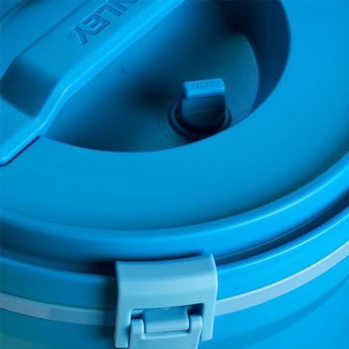 STANLEY Adventure Fast Flow Water Jug 2 Gallon | Insulated, Leakproof, BPA-Free | Azure | Model 10-01938-127