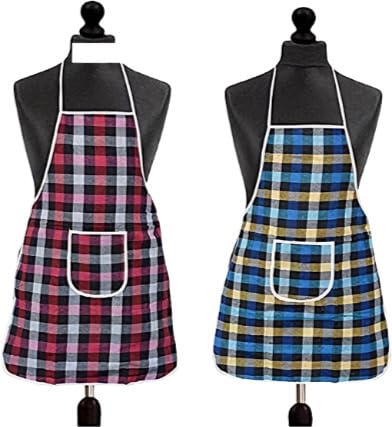 Cread Craft Unisex Waterproof Apron For Home Kitchen, Grill, Restaurant, Workshop With Tool Pockets, Dustproof, Adjustable For H