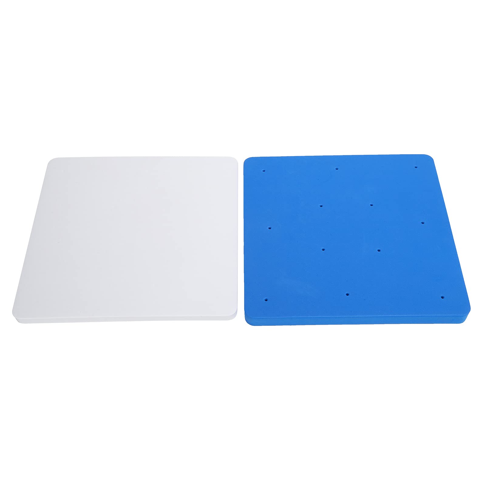 OUKENS Fondant Foam Pad, 2 Pcs 12 Holes Silicone Sponge Mat, Paste/Sugar Flower/Gum/Chocolate/Clay Modelling Tools, Drying Tray 