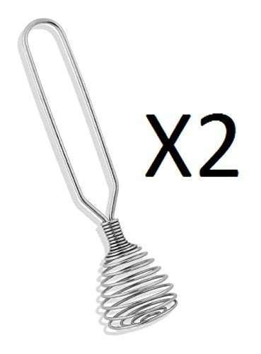 Fox Run Chrome Plated French Coil Whisk, 8 Inches (Pack Of 2)