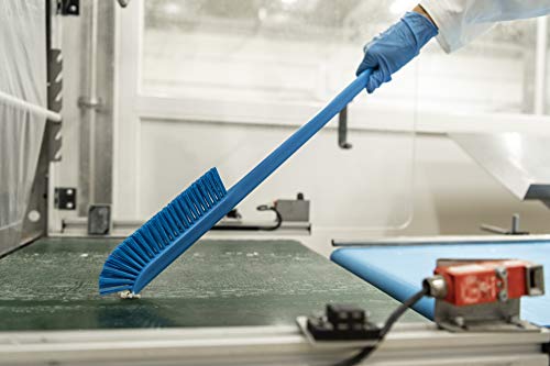 Vikan Ultra-Slim Cleaning Brush With Long Handle, 23.62'' Medium, Blue, One Size, Multi
