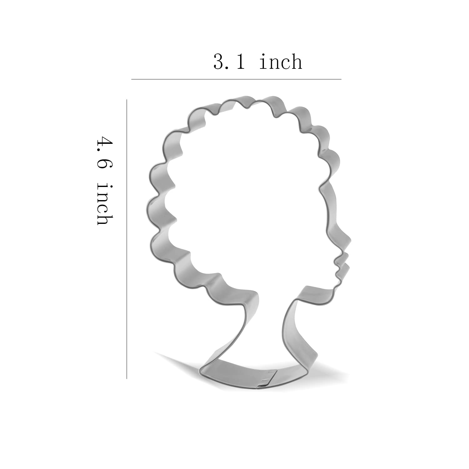 Keewah Girl Face Cookie Cutter Set - 6 Piece - Stainless Steel