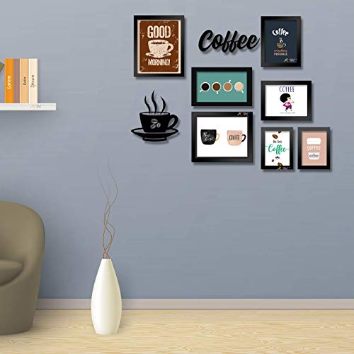 Art Street I LOVE Coffee Framed Poster Set for Coffee Decor Wall Art Posters for any Kitchen, Home Decoration, Cafe Bar, Dinner