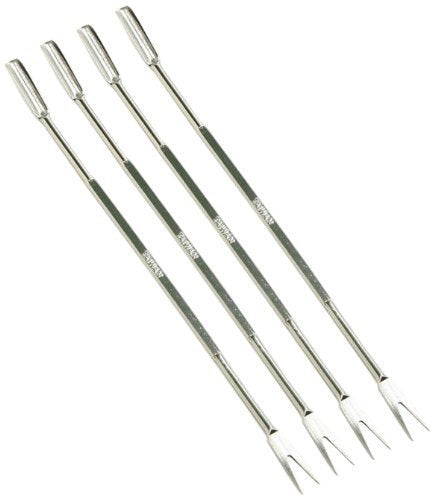 Norpro 801 Stainless Steel Seafood Forks/Picks, Silver, Set Of 8