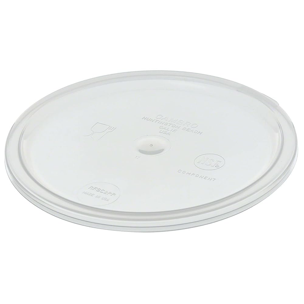 Cambro (Rfsc2Pp190) Cover For 2 & 4 Qt Round Plastic Containers