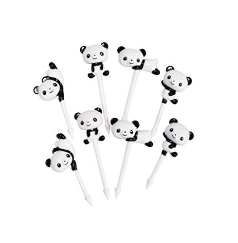 Torune Food Picks Bento Lunch Accessories Picks Set - 8-Piece Panda & 8-Piece Rabbit