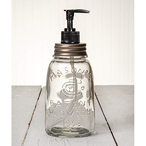 Midget Pint Mason Jar Soap Dispenser - Zinc Lid