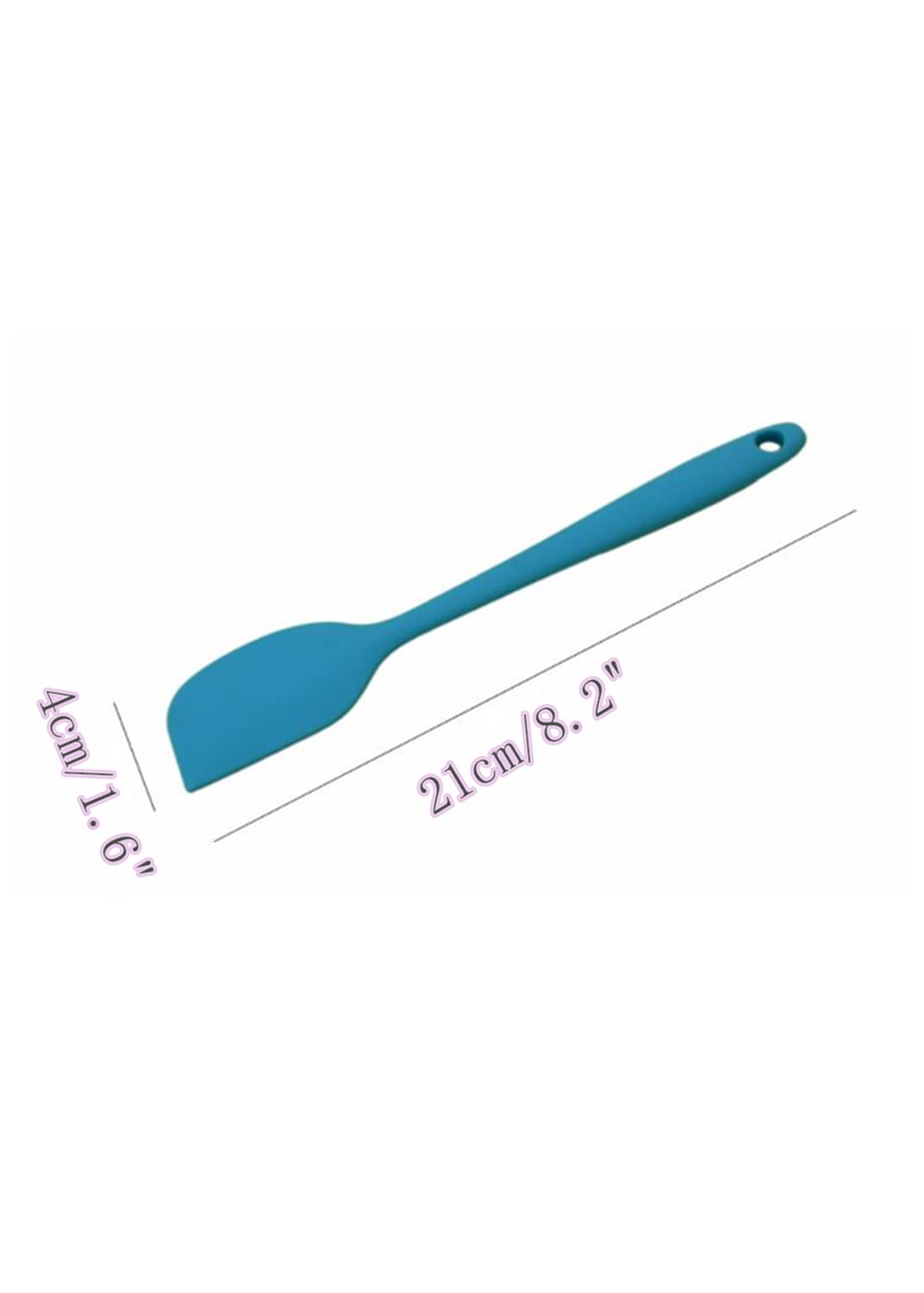 Lapxsnzd 8 Piece Heat Resistant Silicone Spatula Set - Non-Stick Rubber Spatula Kitchen Utensils For Cooking,Baking,And Mixing,M
