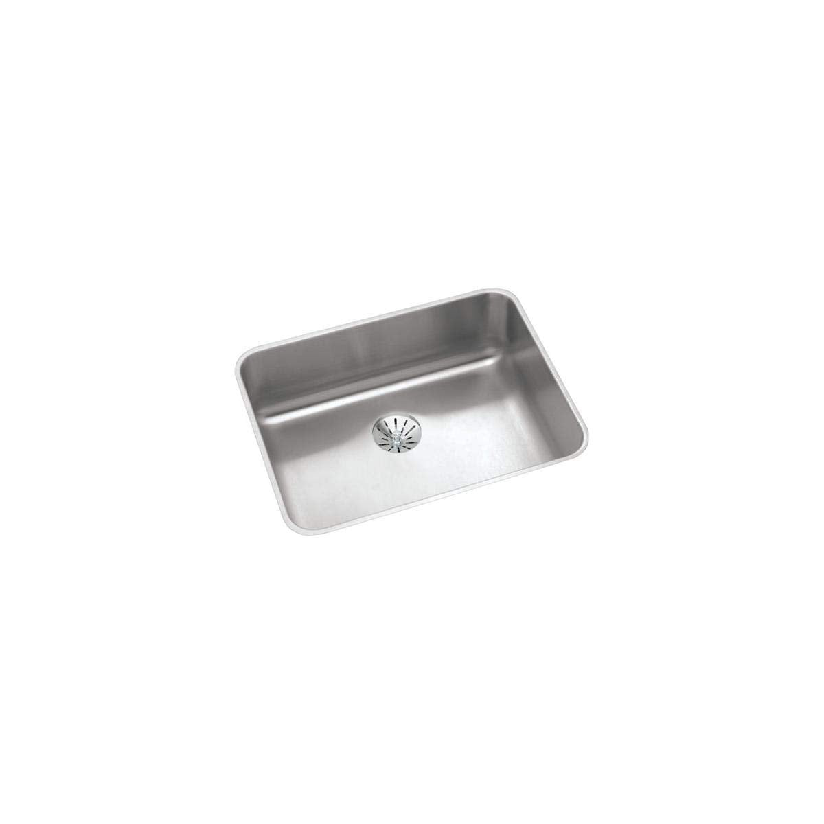 Elkay Lustertone Classic Stainless Steel  23-1/2'' x 18-1/4'' x 4-7/8''  Single Bowl Undermount ADA Sink w/Perfect Drain